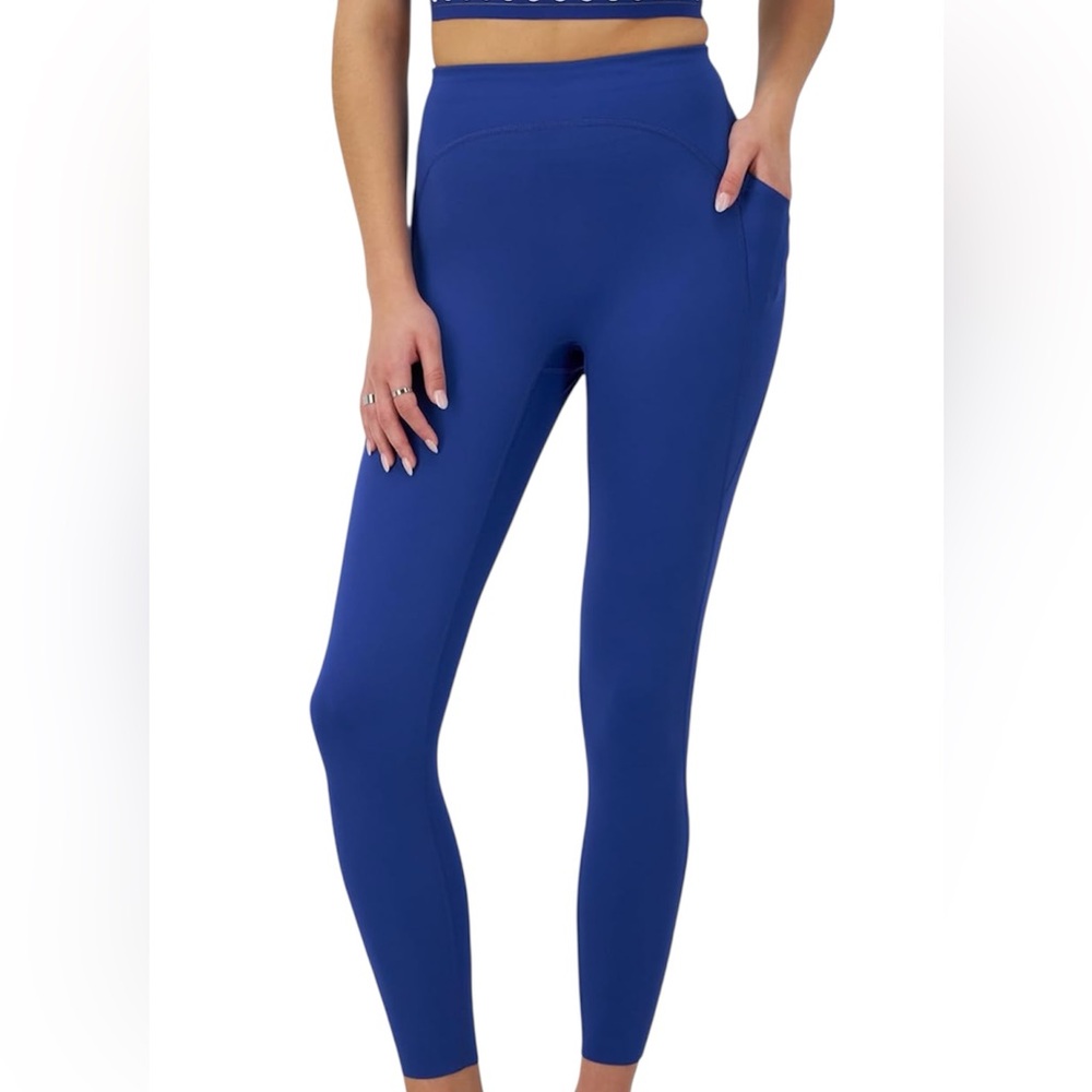 Champion Women's Absolute 7/8 Leggings w Pocket Aztec Blue Women’s XS